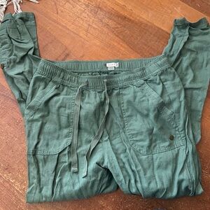 Roxy Forest Green Casual Pants